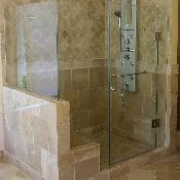 L SHOWERDOOR FRAMLESS 
